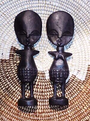 Medium African Fertility Doll Pair Akua Ba Africa tribal ethnic art fdpm22