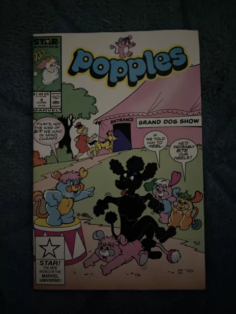 Popples#4 Vf/Nm 1986 Marvel Comics