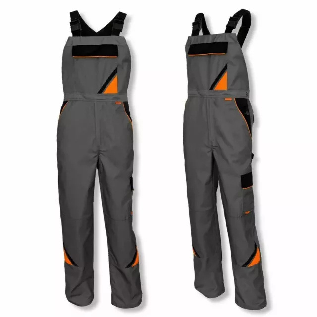 Bib And Brace Overalls Heavy Duty Dungaree+Knee Pads+Jacket PROFESSIONAL