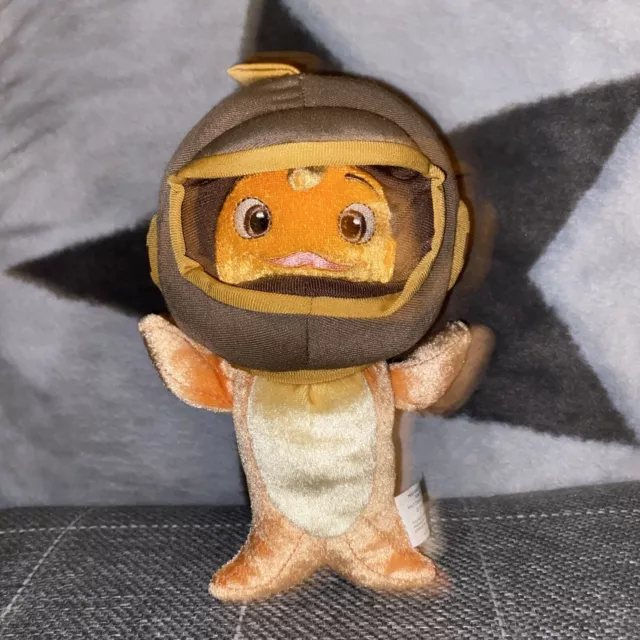 Disney Store 8" Chicken Little Fish Out Of Water Beanbag Plush Stuffed Animal