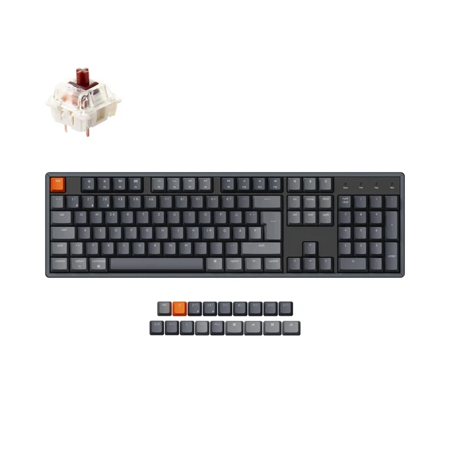 Keychron k10 wireless mechanical keyboard german iso de layout eur 72