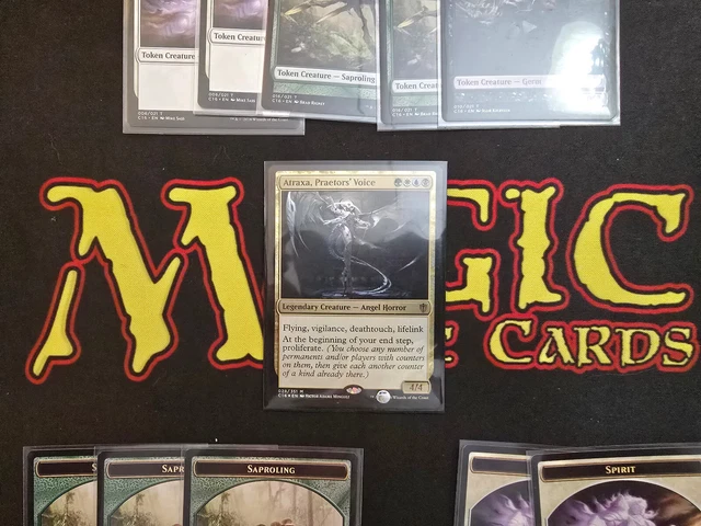 mtg egyptian commander deck Atraxa, Praetor's Voice PROLIFERATE COUNTERS POISON Magic MTG Custom C –  CommanderComplete main image 1