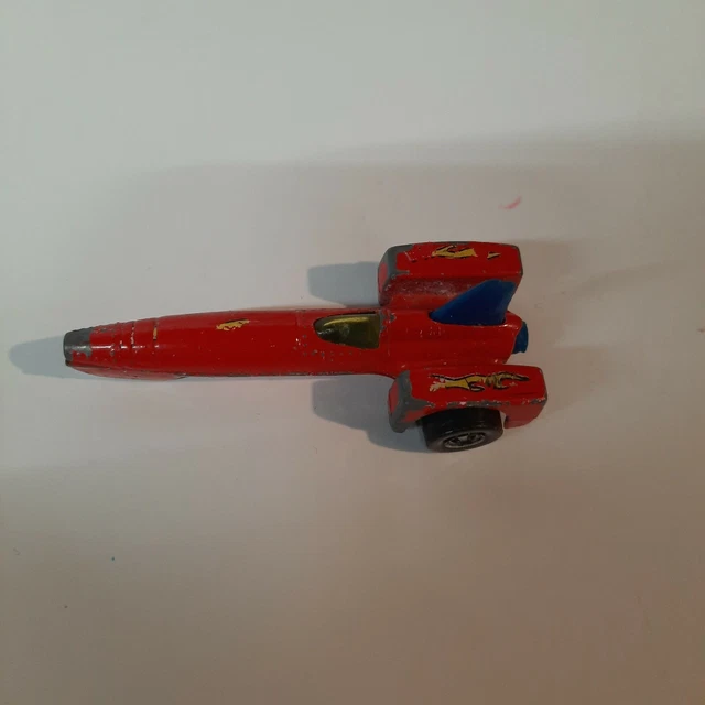 Hot Wheels Red Rocket Car Tri Rocket 1979 Fair Condition