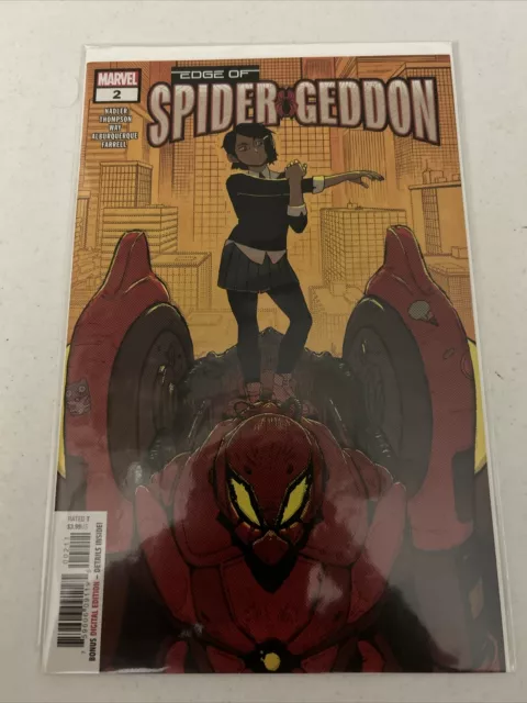 Edge Of Spider-Geddon #2 Marvel Comics 1st Addy Brock & V#NOM Suit