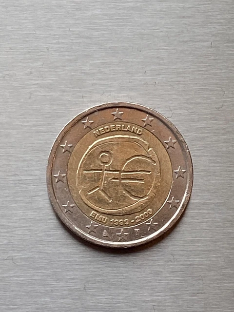 Pièce rare de 2 euros - Commémorative république française UEM - 2009
