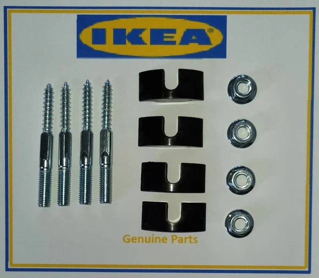 IKEA MALM BED Headboard Fixing Kit 4 X 114334, 4 X 114254, 4 X 122998