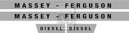For Massey Ferguson 180 Hood Decal Set