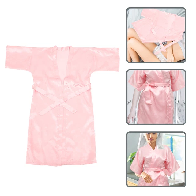 Baño Pijama Niña Vestido Vestido Vestido Vestir Rosa Baño Falda Miss Dama de honor