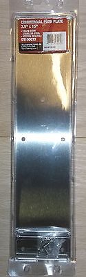 Push Plate, Satin Stainless Steel, Dt100072, 3.5" X 15"