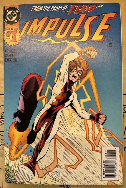 Impulse 1 DC Comics April 1995 First Print Flash Mark Waid Humberto Ramos