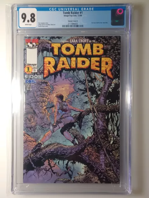TOMB RAIDER #1 CGC 9.8 NM/M  1st TOMB RAIDER IN HER OWN TITLE DAVID FINCH COVER