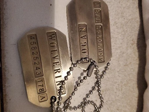 Wolverine Logan Marvel Disney Dog Tags Pro Replica The Bam Box Exclusive Cosplay
