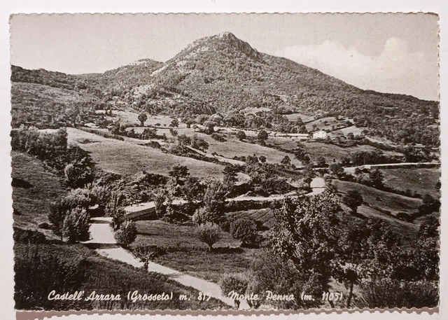 TOSCANA GROSSETO CASTELL'AZZARA MONTE PENNA Formato grande non viaggiata anni '5