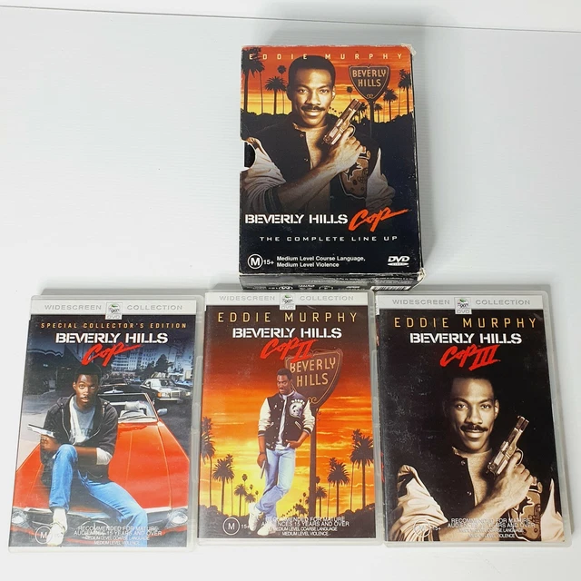 Beverly Hills Cop 1, 2, 3 The Complete Line Up Box Set DVD Movie Film