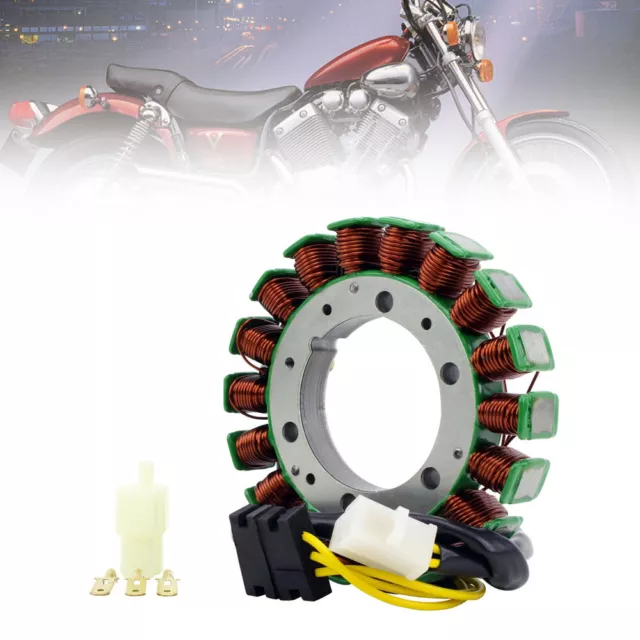 Generator Stator Coil Kit Motor Durable Fits For Yamaha Virago XV 535   93-00