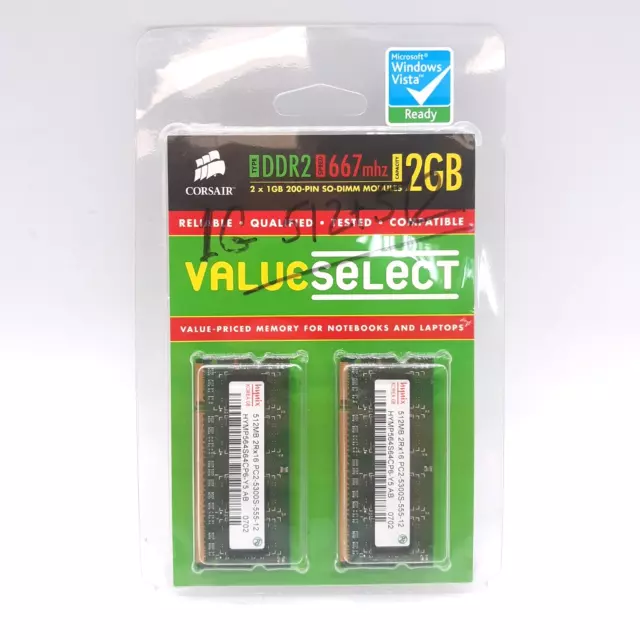 Stavning aktivt forurening CORSAIR DDR2 667MHz 2GB 200pin SODIMM Unbuffered CL5 VS2GSDS667D2 - 通販 - e-sampo.co.jp Stavning aktivt forurening CORSAIR DDR2 667MHz 2GB 200pin SODIMM Unbuffered CL5 VS2GSDS667D2 - 通販 - e-sampo.co.jp