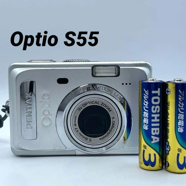 PENTAX OPTIO S55 Body Only Tested 4 Megapixels SD Card Compatible
