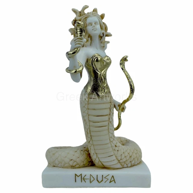 Buste Méduse Gorgone – Sculpture Murale Bronze – 37 Cm – Palazzo INT