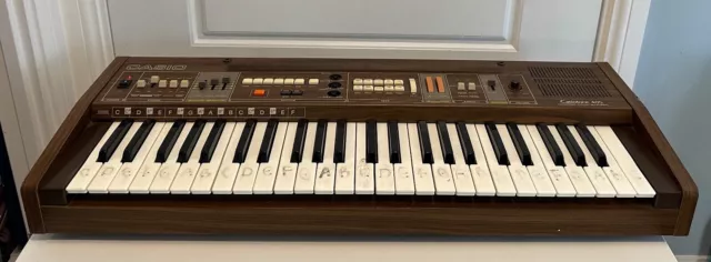 Vintage Casiotone 405 elektronische Tastatur Synth 1980er Jahre Japan Analog