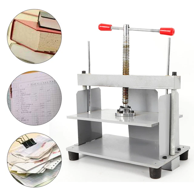 Buchbinder Buchbinderpresse für Papier A4 + BalanceLeiste Flachdrücken Maschine