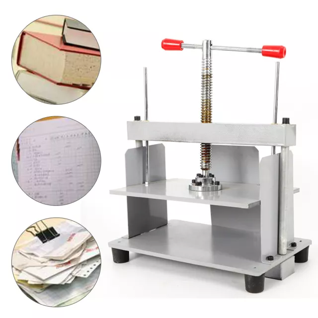 Flachdrücken Maschine Buchbinder Buchbinderpresse für Papier A4 mit BalanceLeist
