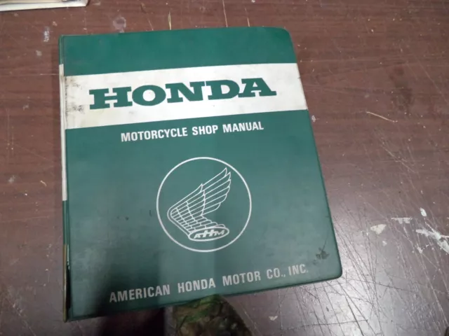 Honda motorcycle OEM used shop manual CB750S 1979-1982