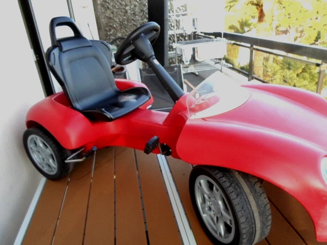 Voiture à Pédales Vintage Diabloto Rouge - Plastique - Enfant - Occasion