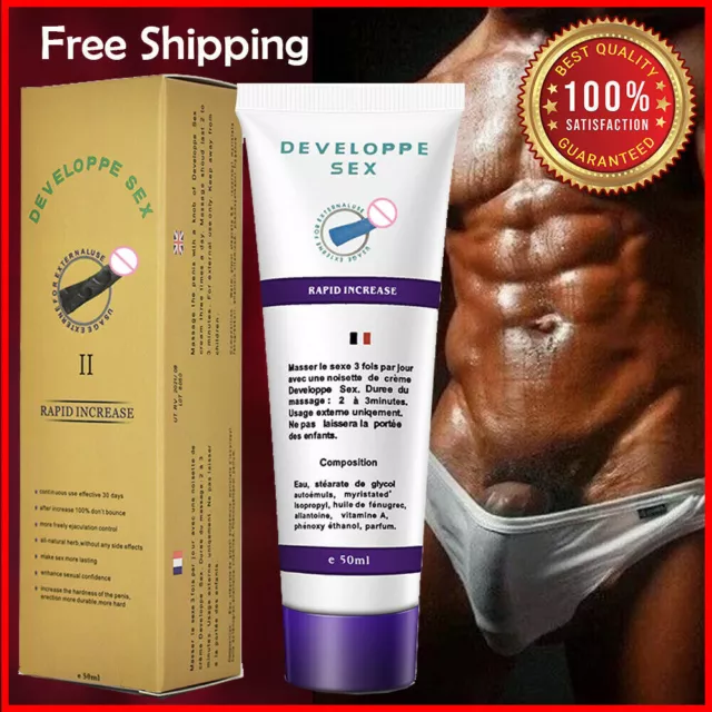 2X Developpe Sex Male Penis Enlargement Massage Cream For Harder,Longer Sex 50ml 2