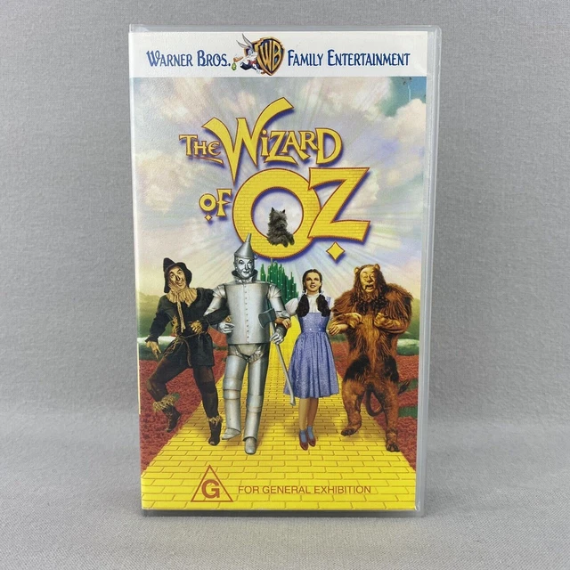 THE WIZARD OF Oz Warner Bros Family Movie Judy Garland VHS Video Tape