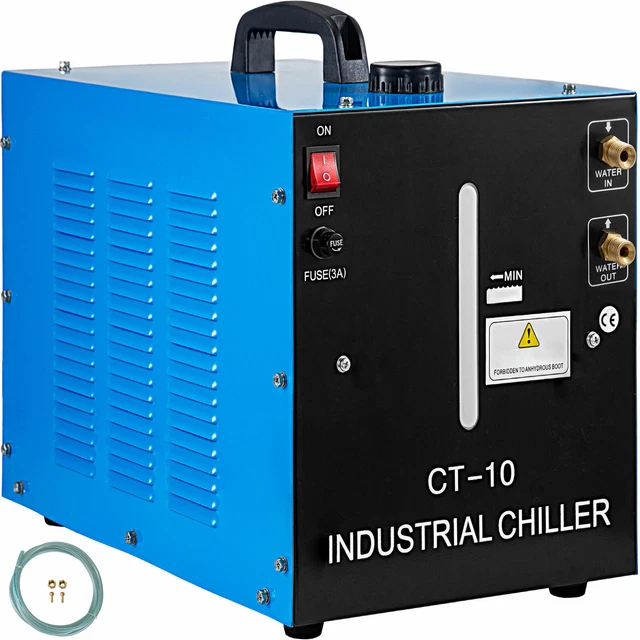 Refroidisseur D'eau Pour Soudeuse TIG - 1,5 KW, Pompe 370 W, Capacité 10 L, Compact 45,6x25,3x32,8 Cm