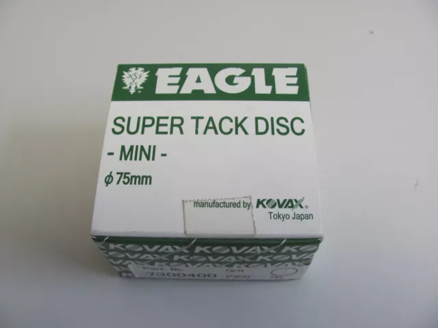 50 Stk. Eagle Super Tack Disc Mini Schleifscheiben Ø75mm - P400 - Art. 7300400