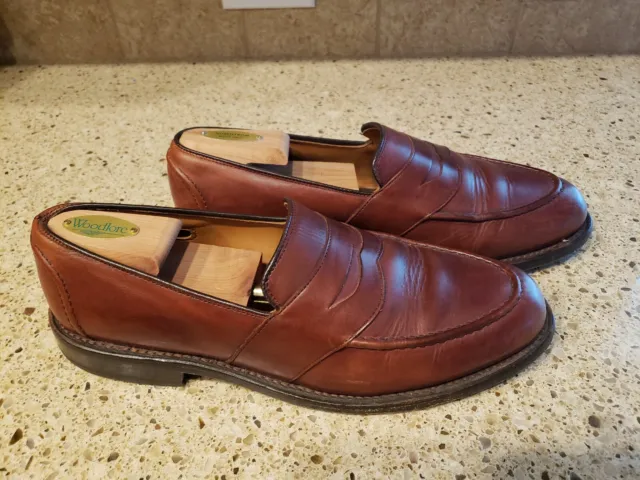 Allen Edmonds "RANDOLPH" Leather Penny Loafers 9E Shoe Trees Included