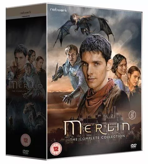 Merlin The Complete Collection Series 1-5 NETWORK 27 Disc Box Set Region 2