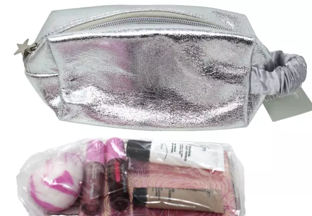 Ulta Beauty 8 Piece Makeup Gift Set with Silver Purple Bag