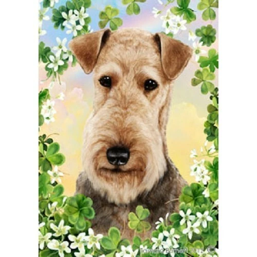 Clover House Flag - Airedale Terrier 31027