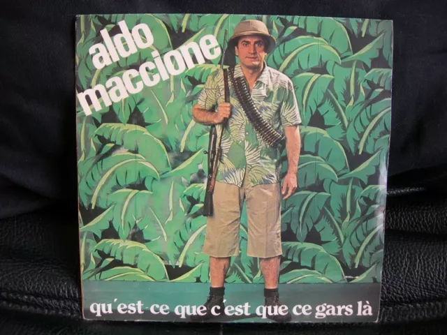 Vinyl 45 T – Acteur Kitsch – Aldo Maccione - …Ce Gar La ? + Le Dragueur Classe