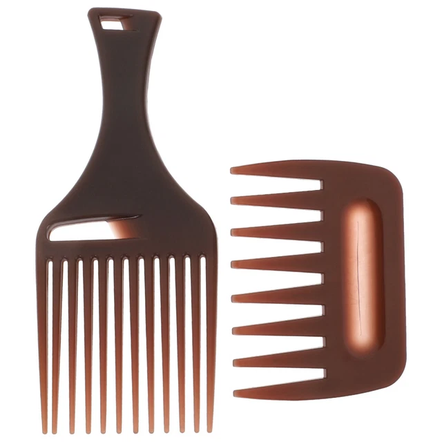 Peine de plástico para peinado peine desenredado con dientes grandes modelar cabello