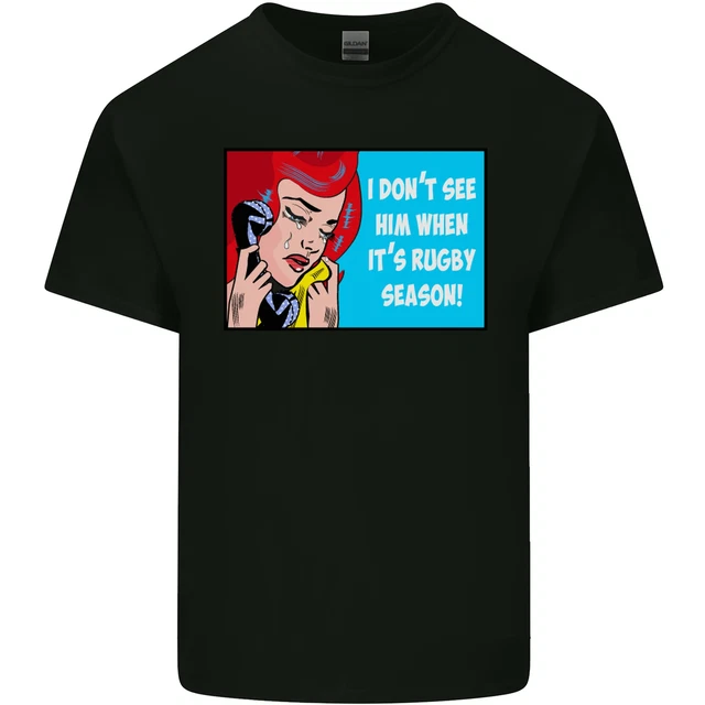 I Dont See Him Rugby Player Union Funny Mens Cotton T-Shirt Tee Top