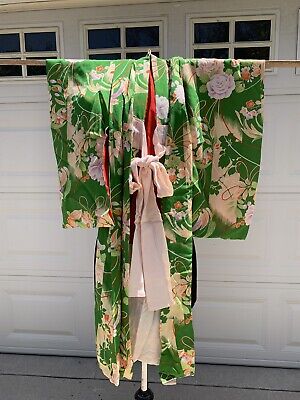 Vintage Kimono Japanese Child’s Wedding Party Robe 1920’s Handmade