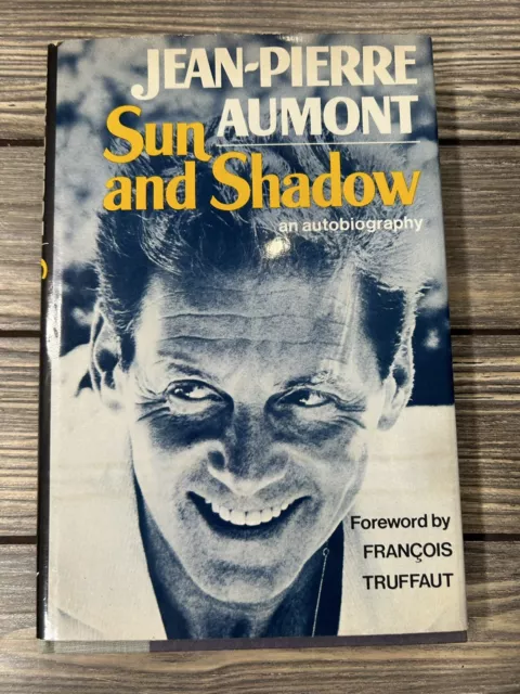 Vintage 1970 Sun and Shadow Hardcover Book Jean Pierre Aumont Signed Autographed