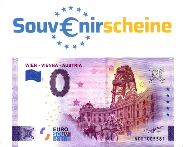0 EURO SCHEIN NEBT 2023-1 Fehldruck WIEN - VIENNA - AUSTRIA EUR 4,90