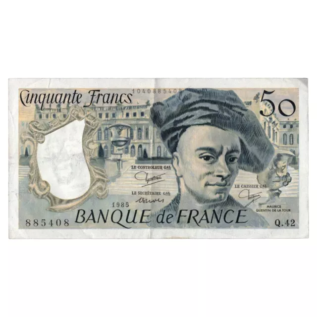 France billet 50 Francs Quentin De La Tour 1985 Série Q.42 - F.67.11 - SUP