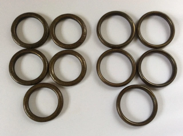 Anneaux demi ronds laiton vieilli pour lanière 25mm - Lot de 2 – Les Jolies Anses