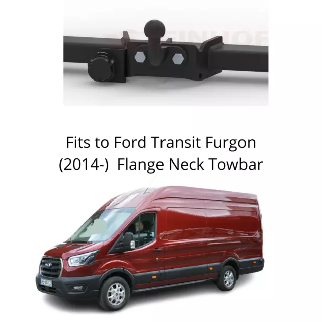 Tow Bar For FORD TRANSIT Furgon (2014-21) & 7 Pin Bypass Relay Kit - F304