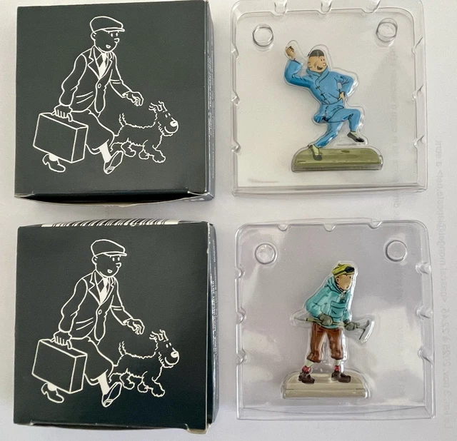 Lot 6 Figurines Tintin 10 Cm – Enesco Résine, Collection, Neuves Sous Blister