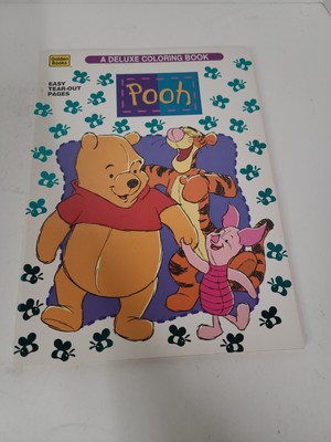 WINNIE THE POOH UNUSED Deluxe Coloring Book vtg 1991 Disney Tigger