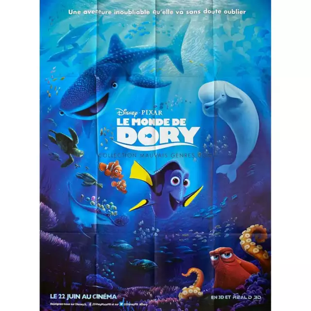 LE MONDE DE DORY Affiche de film  - 120x160 cm. - 2016 - Ellen DeGeneres, Andrew