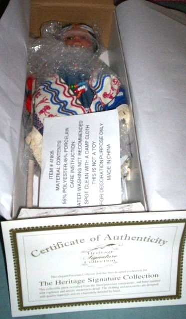 New In Box Heritage Signature Collection Doll Native American Izel NIB