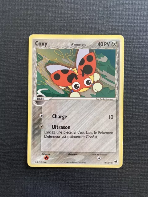 Carte Pokémon Coxy 53/101 – Commune – Bloc EX Ile des dragons – VF - BE