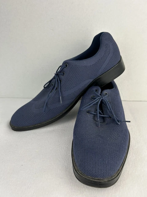 MARK MASON DRESS Knit Ankle Boot Mens Sz 10 Blue Chukka  display picture 3